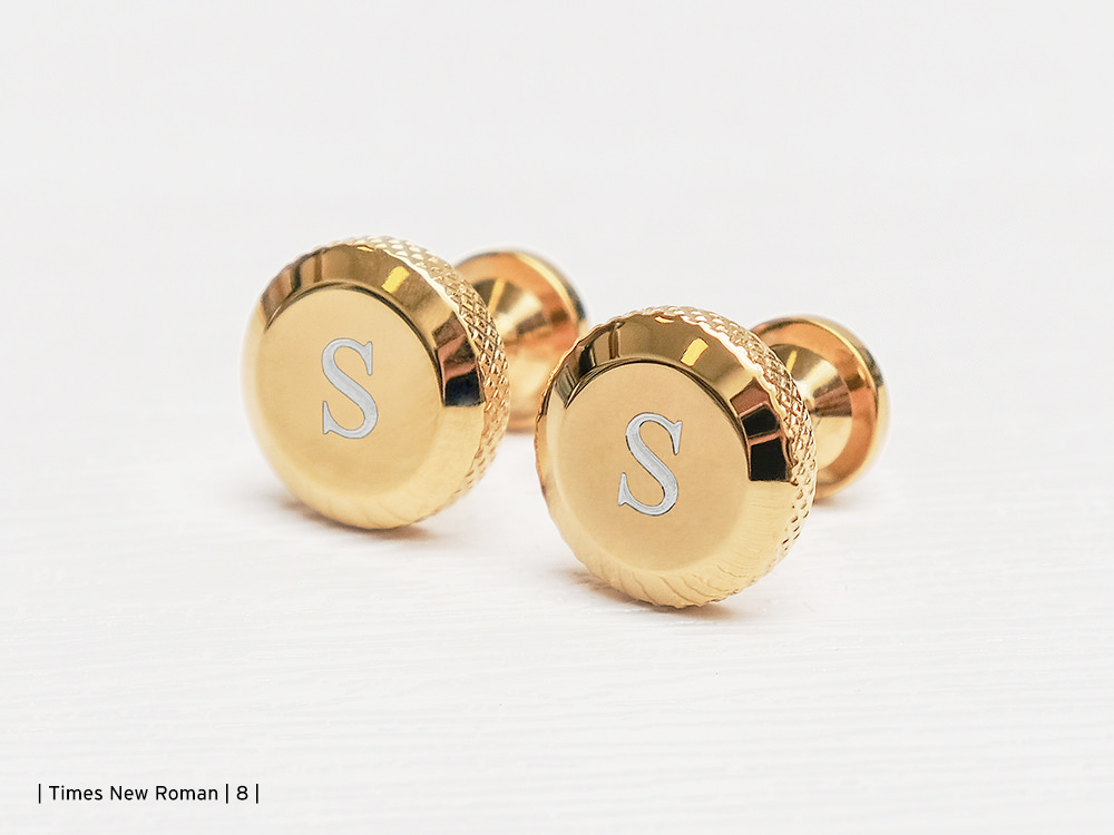 Personalized Cufflinks Skultuna 1607 Icon Model 8 Gold Platedproduct zoom image #5