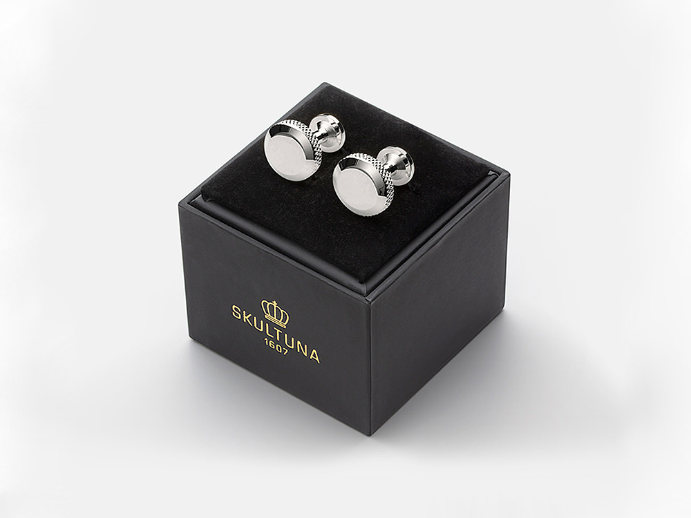 Personalized Cufflinks Skultuna 1607 Icon Model 8 Steelproduct zoom image #2
