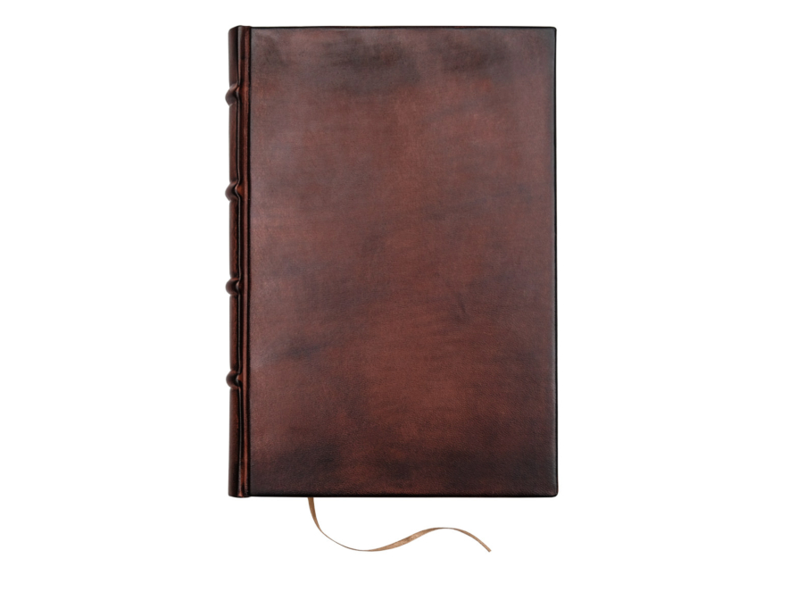 Rustic Wedding Guest Book Leather Mediumproduct image #1