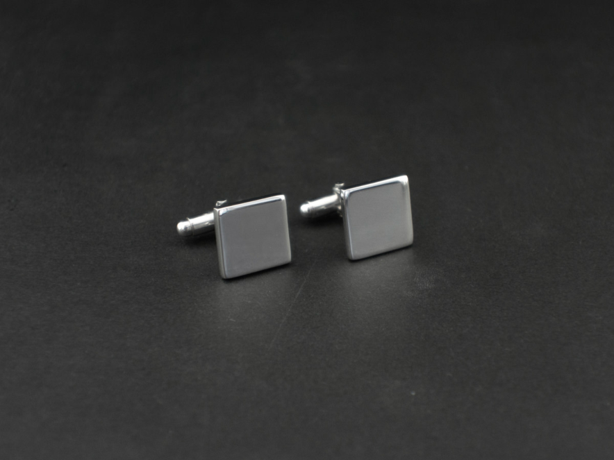 Personalized Cufflinks Milano 925 Sterling Silver Squareproduct image #2