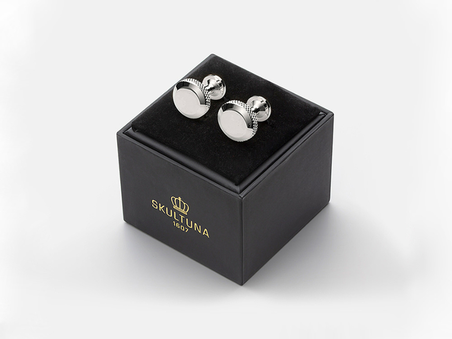 Personalized Cufflinks Skultuna 1607 Icon Model 8 Steelproduct image #2