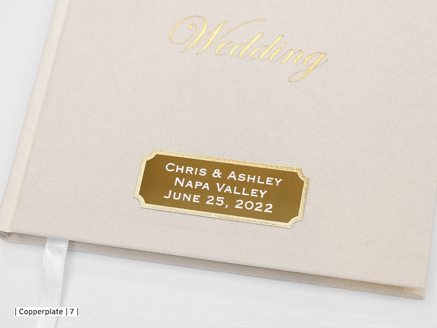 Wedding Guest Book Off White Squareproduct image #3