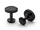 Personalized Cufflinks Skultuna 1607 Icon Model 8 Titanium Blackproduct thumbnail #1