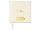Wedding Guest Book Off White Squareproduct thumbnail #2