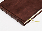 Vintage Wedding Guest Book Leather Largeproduct thumbnail #2